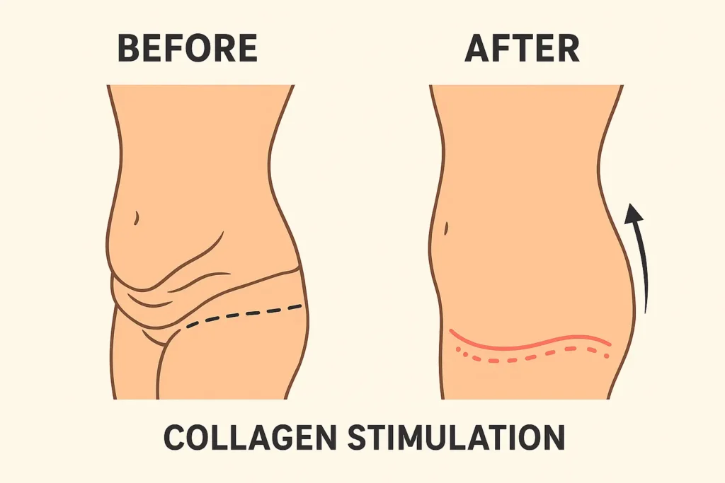 Before and after results for sagging skin after weight loss injections Skelmersdale